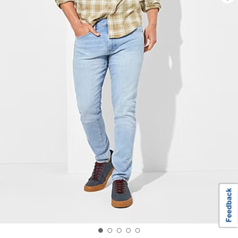 Slim Fit Blue Jeans Modern Style
